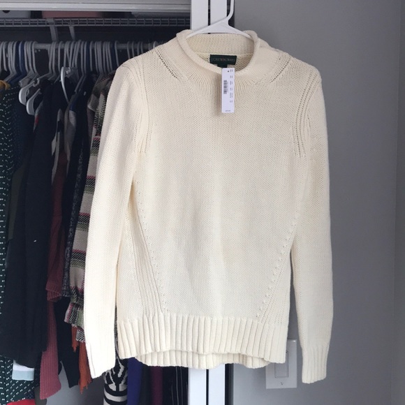J. Crew Sweaters - J. Crew Off-White Turtleneck, NWT